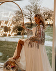 Silver Sequin Fringe Festival Jacket