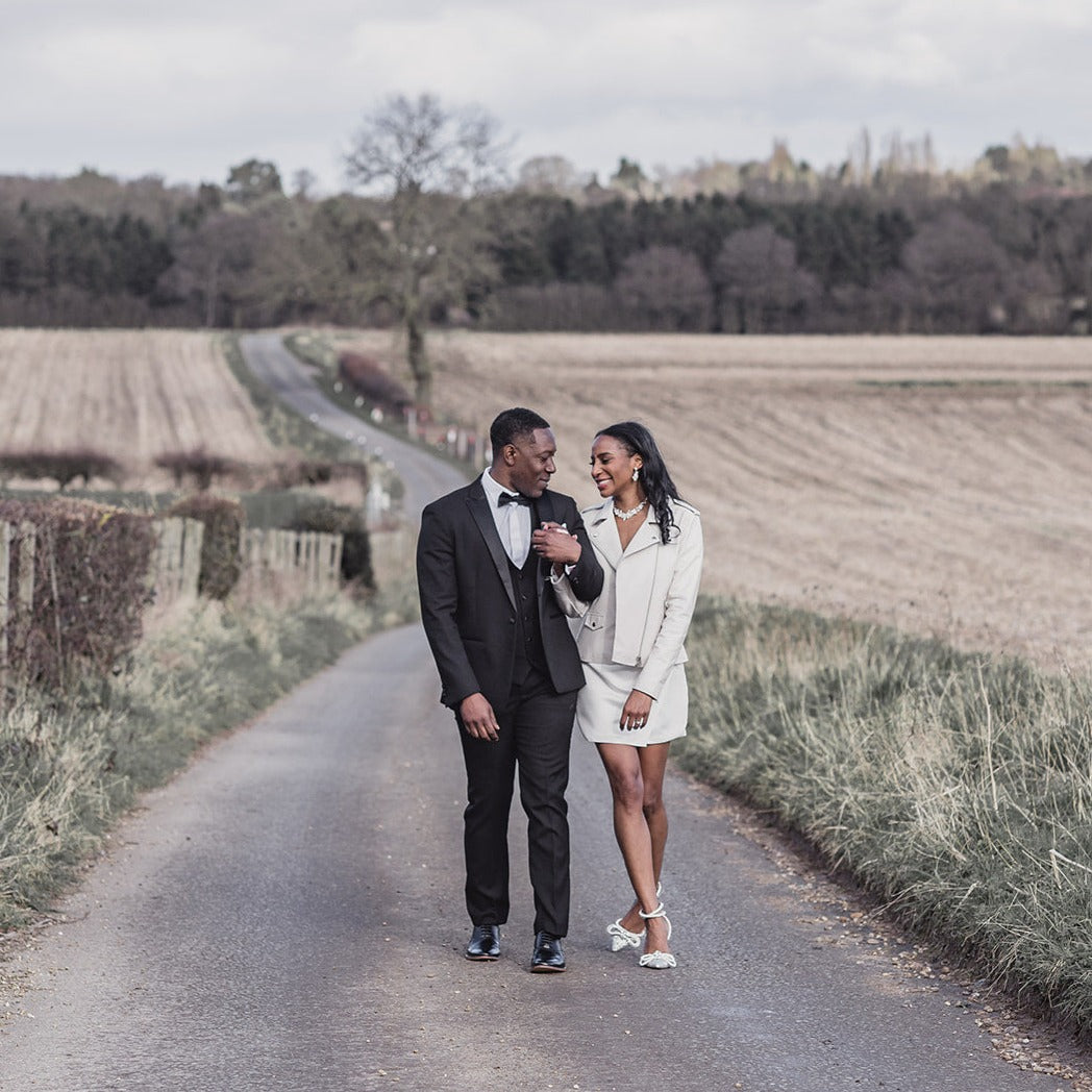 Custom wedding dress jacket with &#39;To the Moon and Back&#39; motif