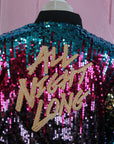 All Night Long Sequin Bomber