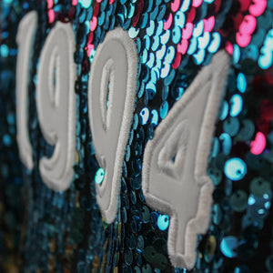 1989 Rainbow Sequin Bomber