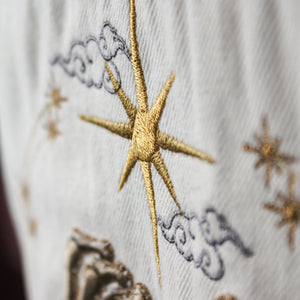Cropped Denim Celestial Till Death