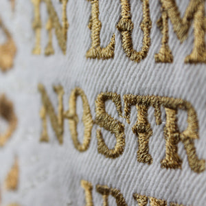 Cropped Denim In Lumine Nostrum Unum