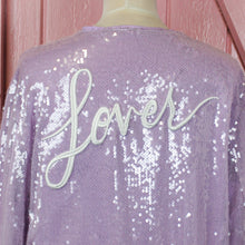 Load image into Gallery viewer, Purple Lover Sequin Bomber

