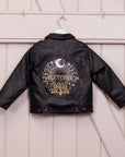 Boys Lightning Name Jacket: Gift your little one a personalized touch with this embroidered kids jacket, featuring a lightning design and their name—a perfect wedding gift for a stylish young attendee