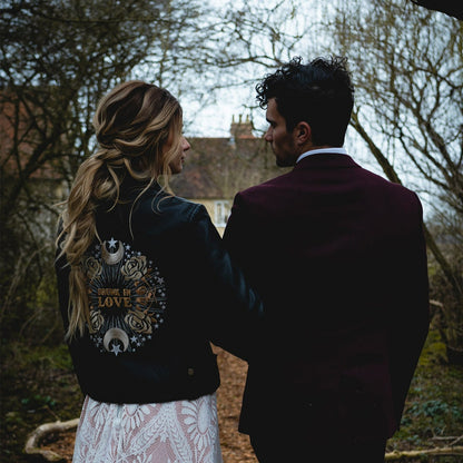 Make a Statement on Your Big Day with a Customized Women's Wedding Leather Jacket