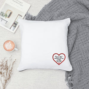 Personalised Heart Shaped Memory Patch - This is a shirt I used to wear, whenever you hold it know I am there
