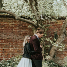 Load image into Gallery viewer, Custom Faux Leather Bridal Jackets
