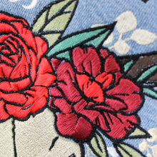 Load image into Gallery viewer, Floral Longhorn - Denim
