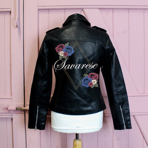 Custom Faux Leather Bridal Jackets