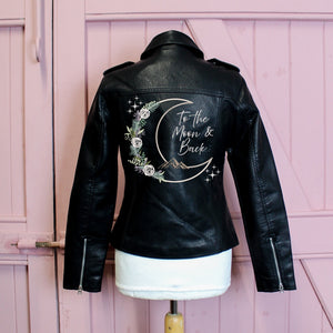 Custom Faux Leather Bridal Jackets